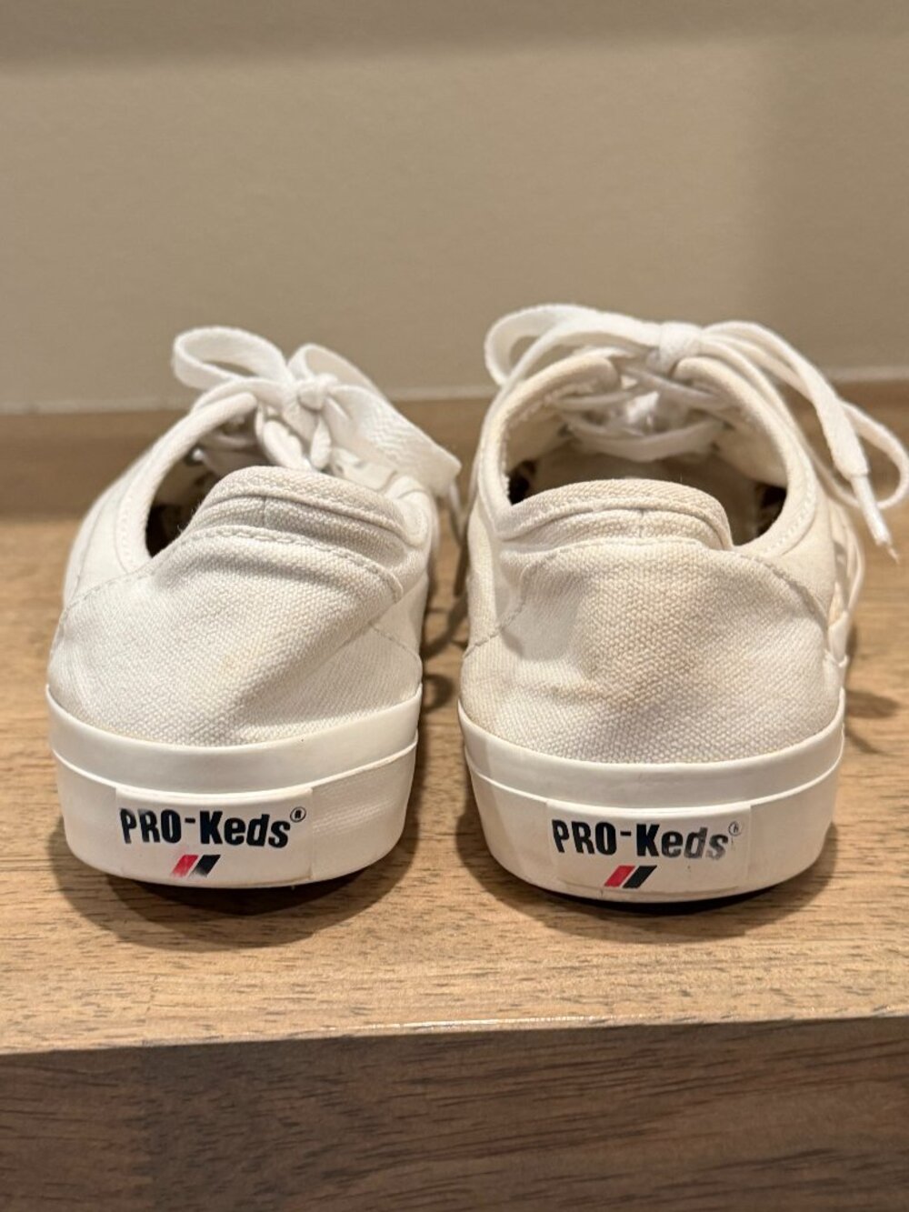 Pro-Keds Classic White Canvas Sneakers | Women's 5 | Streetwear - Picture 4 of 5